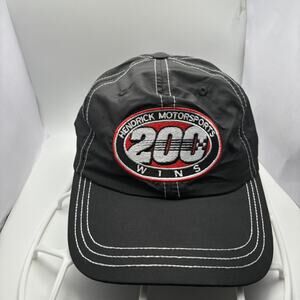 Mens red black racing hat